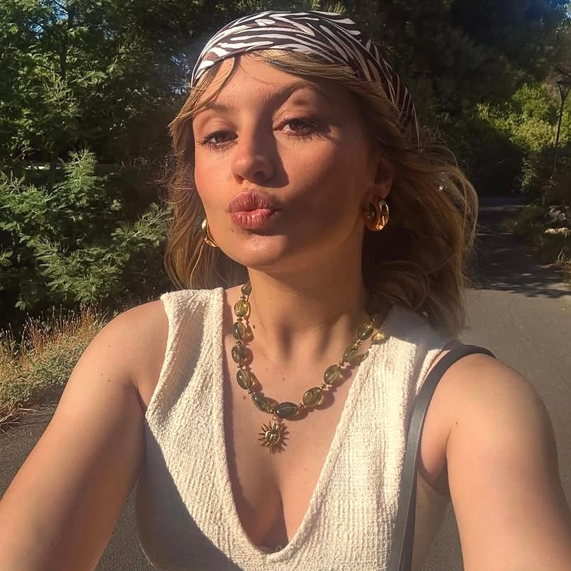 Collier Perles Résine "Gigi" - Personnalisable