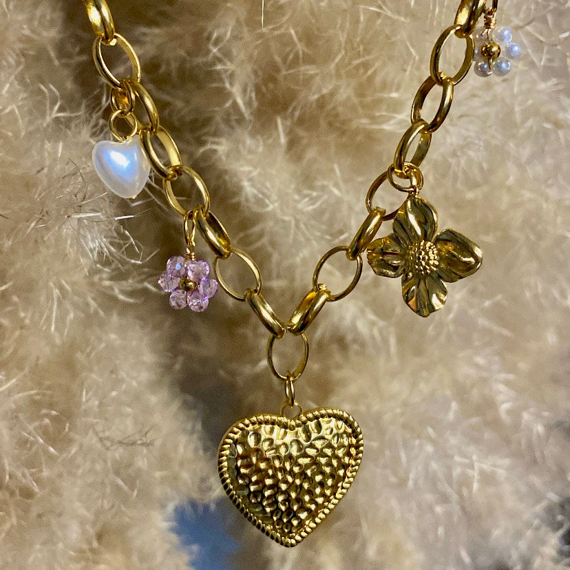 Collier Charms "Céleste"