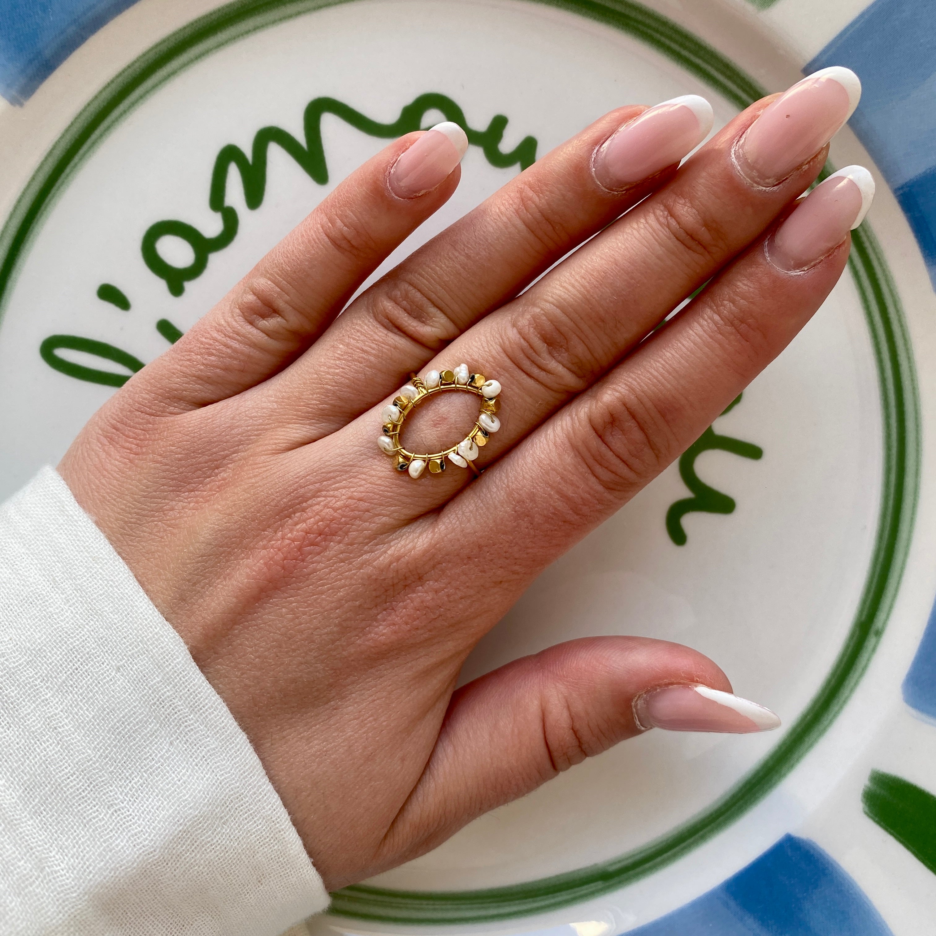 Bague Perles "Seychelles"