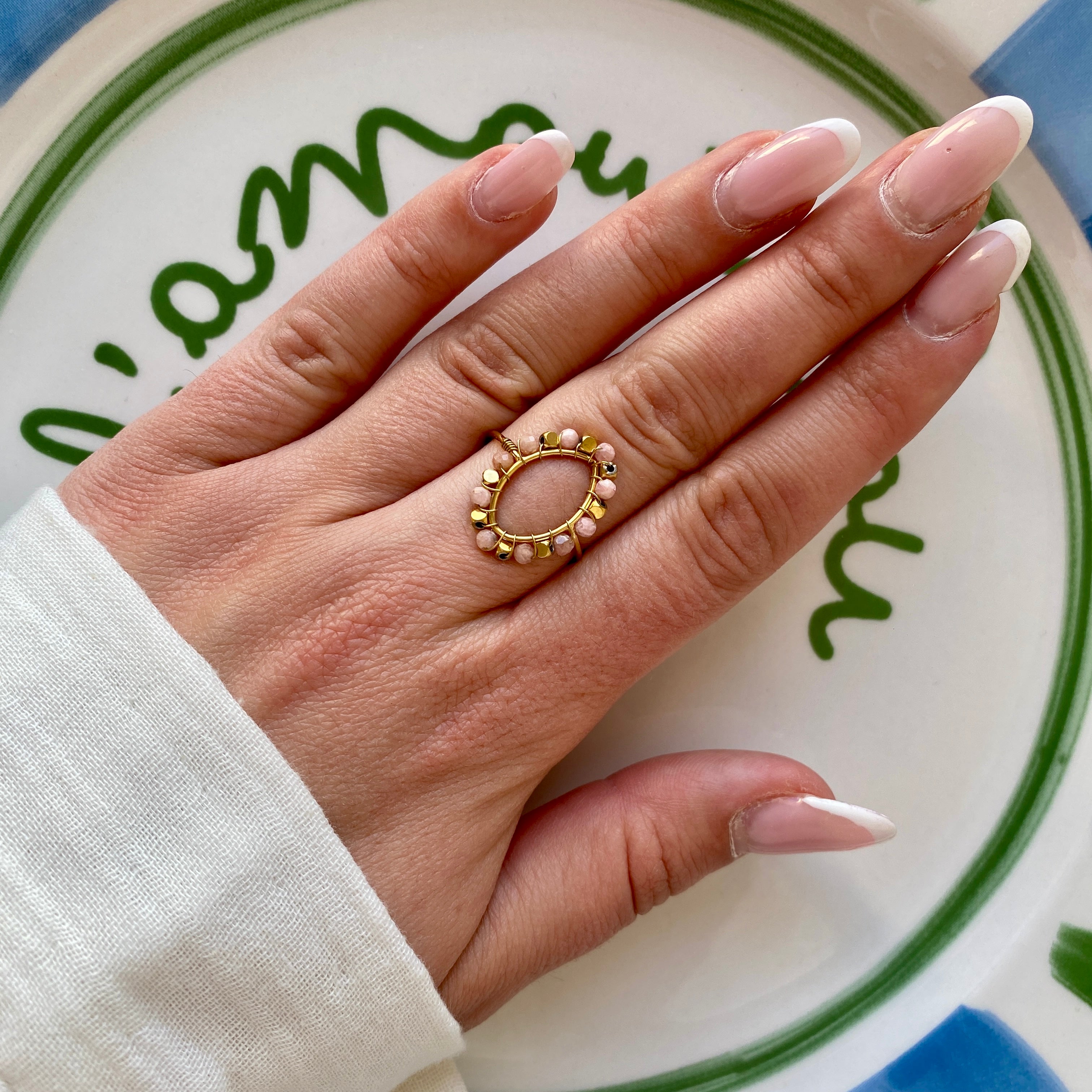 Bague Perles "Tahiti"