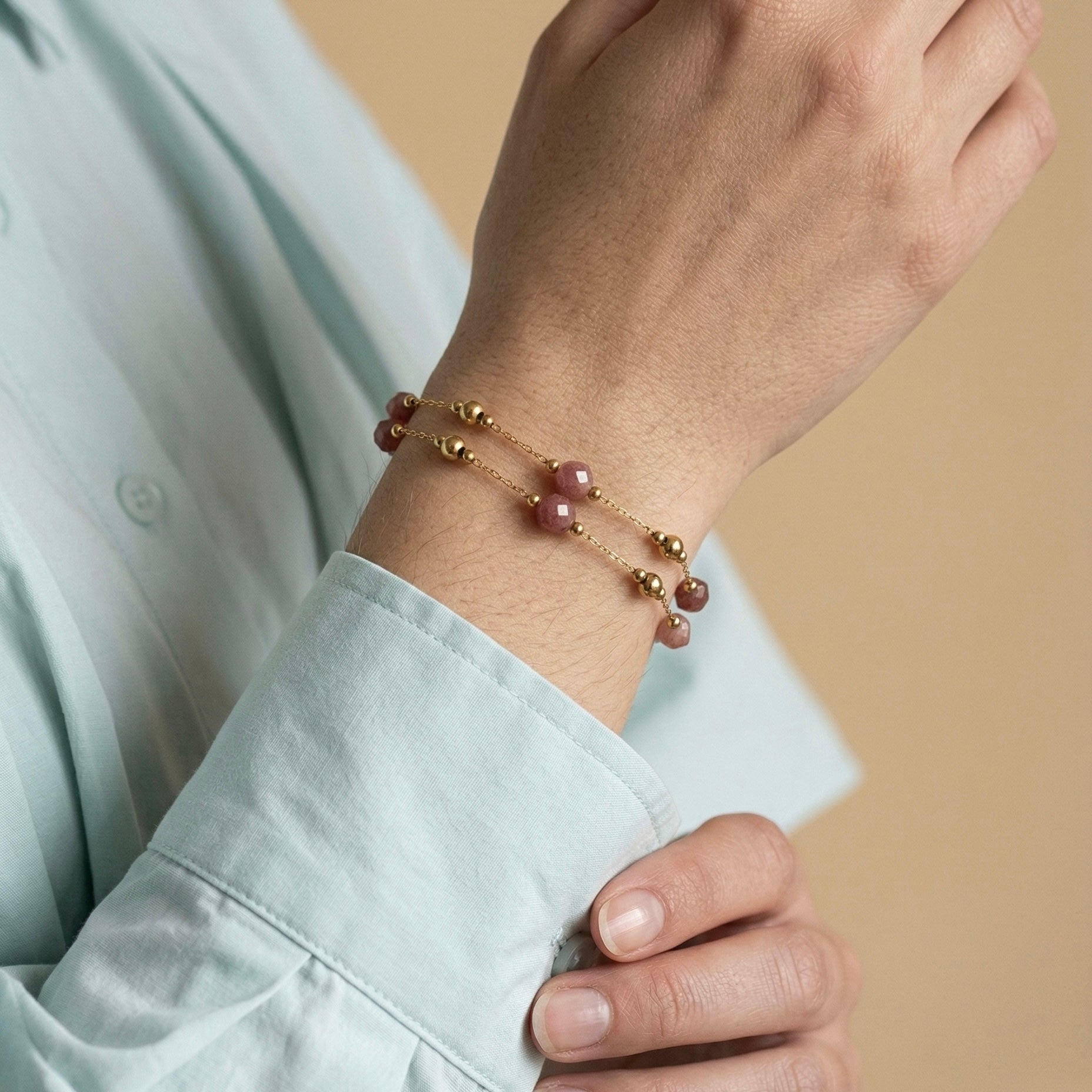 Bracelet Pierre Tourmaline "Tess"