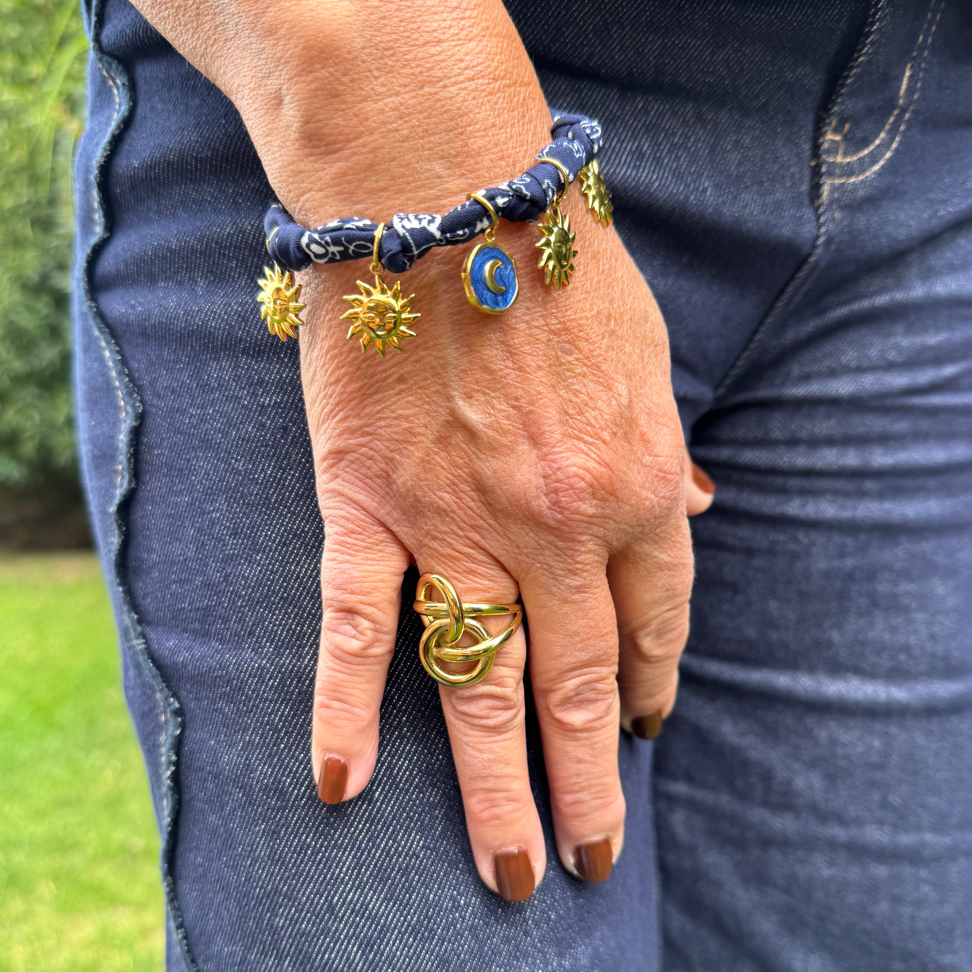 Bracelet Tissus "Alice"