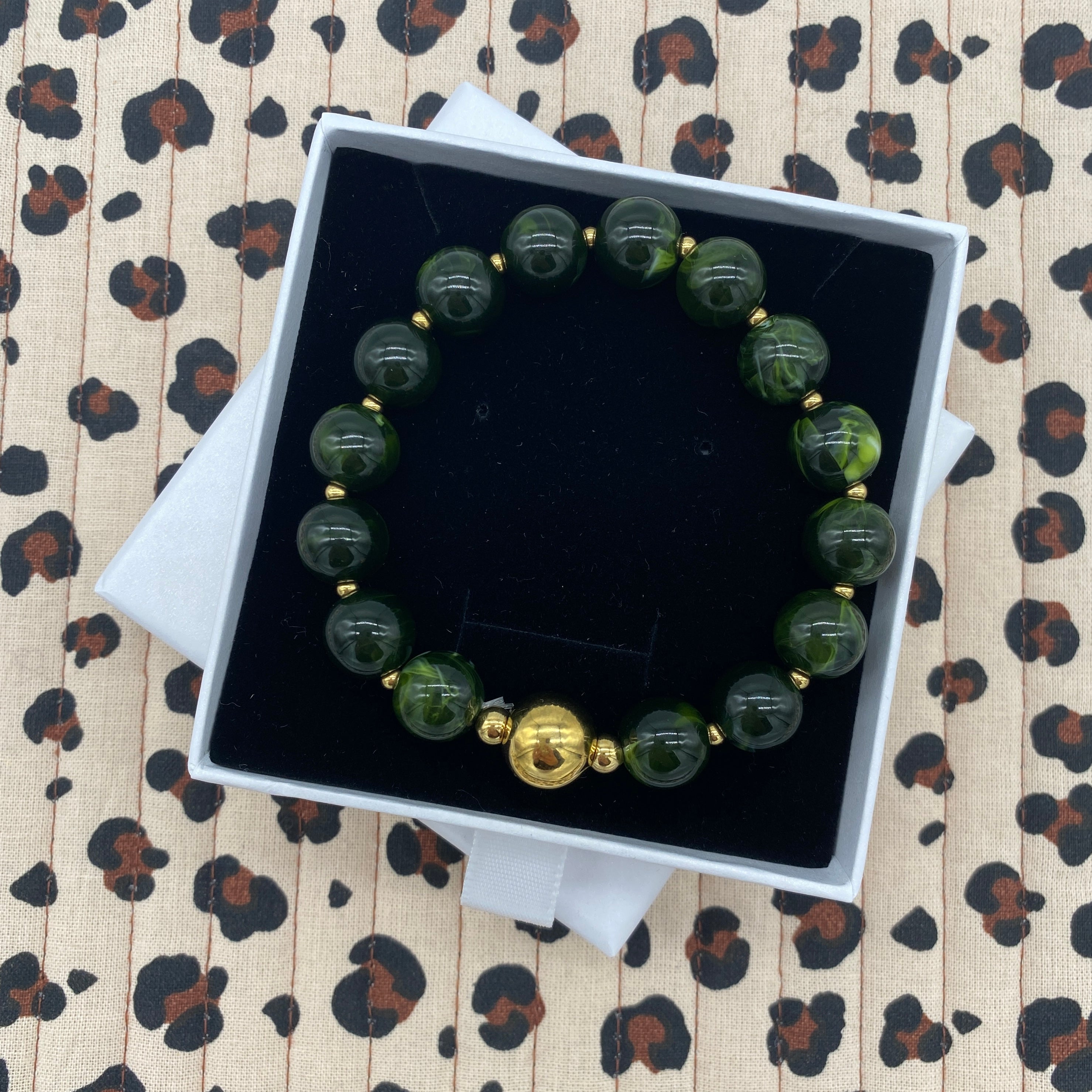 Bracelet resine jody Vert