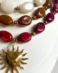 Collier Perles Résine "Gigi" - Personnalisable