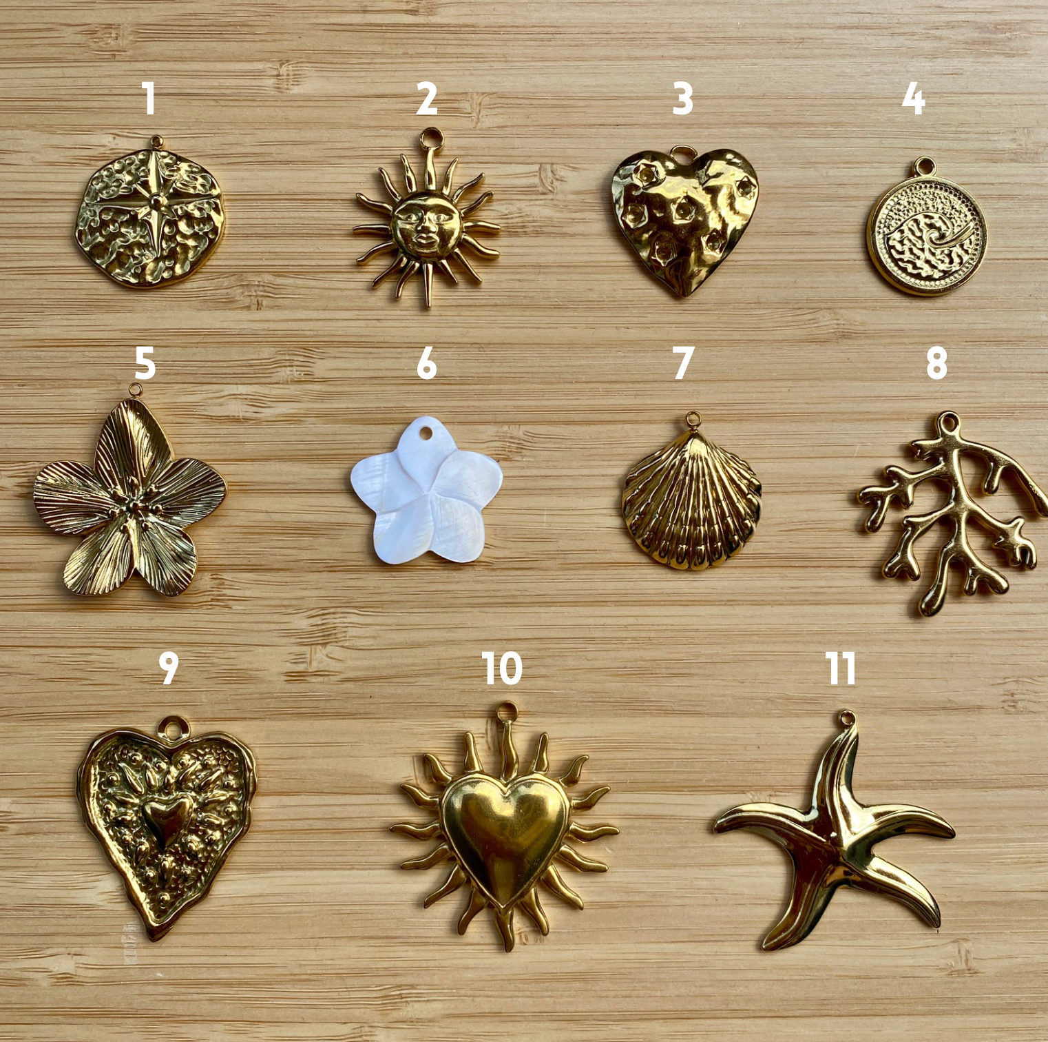 Collier Perles Résine "Isalie" - Personnalisable