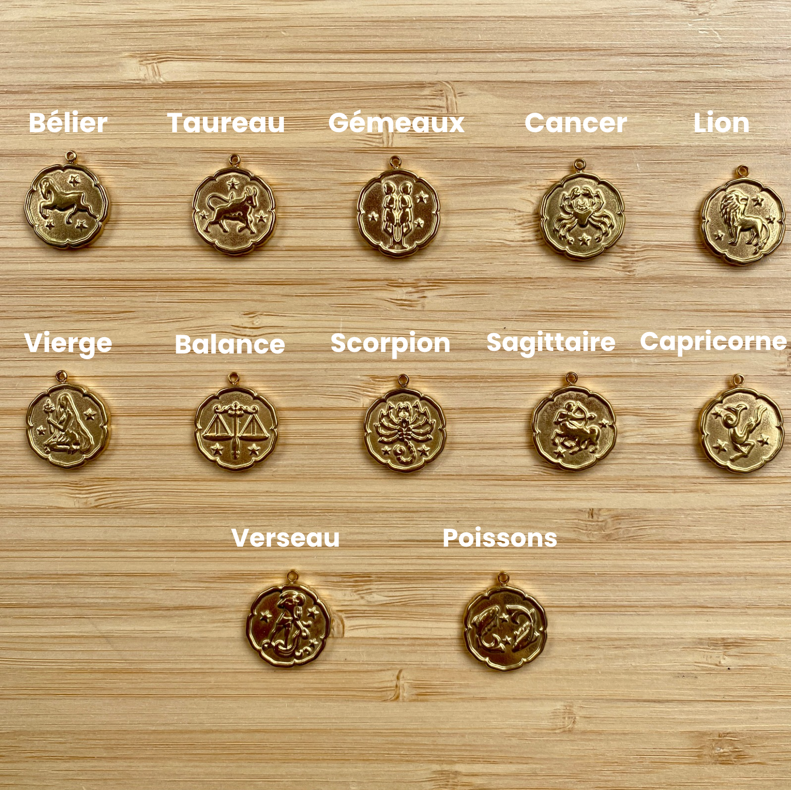 Collier Perles Céramique "Esma" - Personnalisable