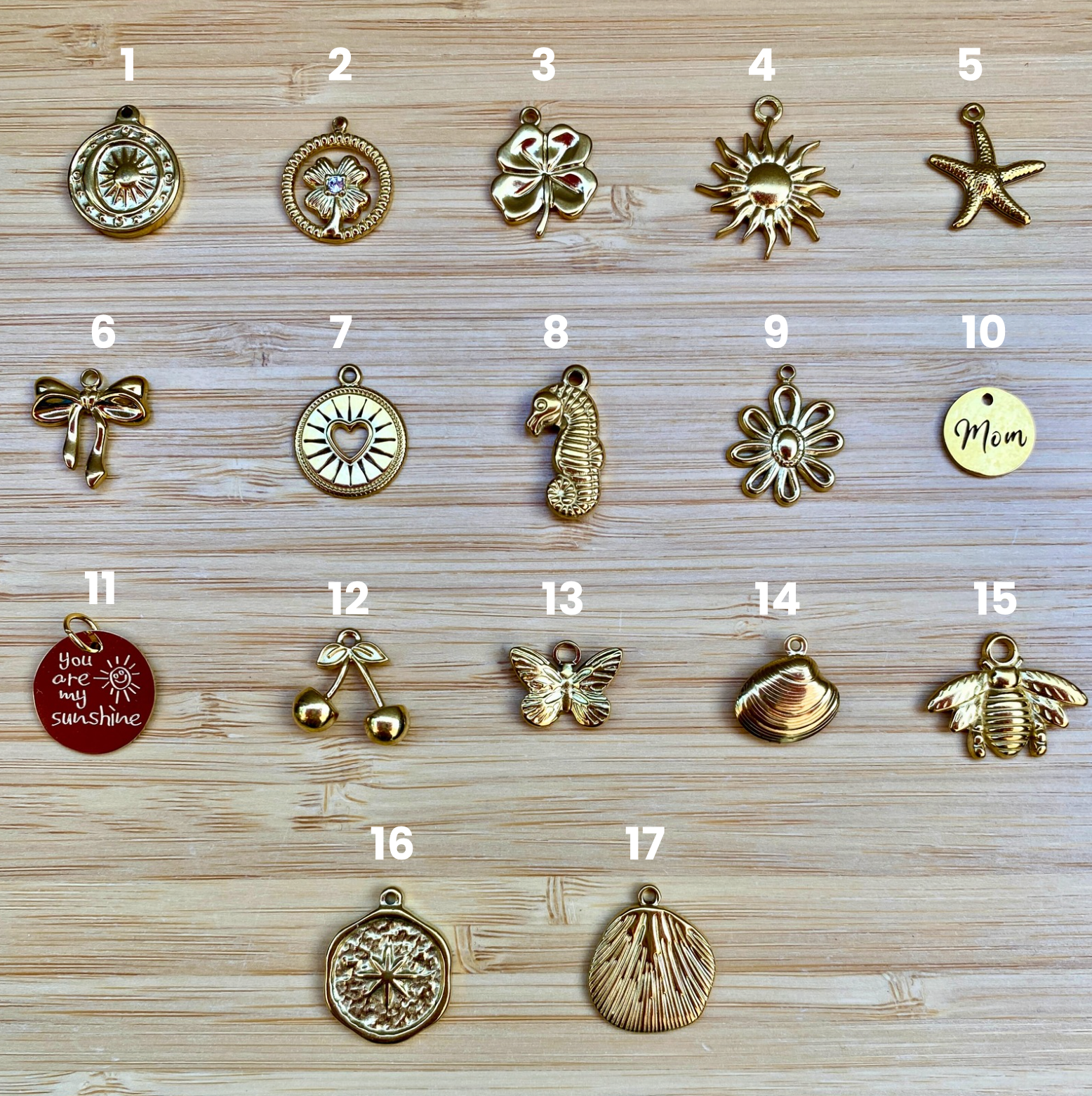 Collier Perles Céramique "Esma" - Personnalisable