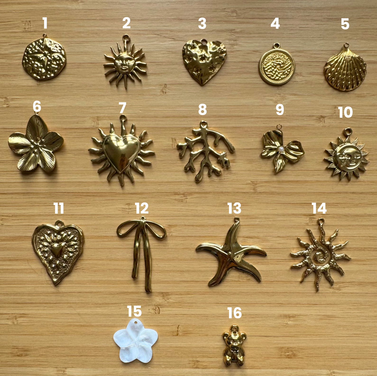 Collier Perles Résine "Gigi" - Personnalisable