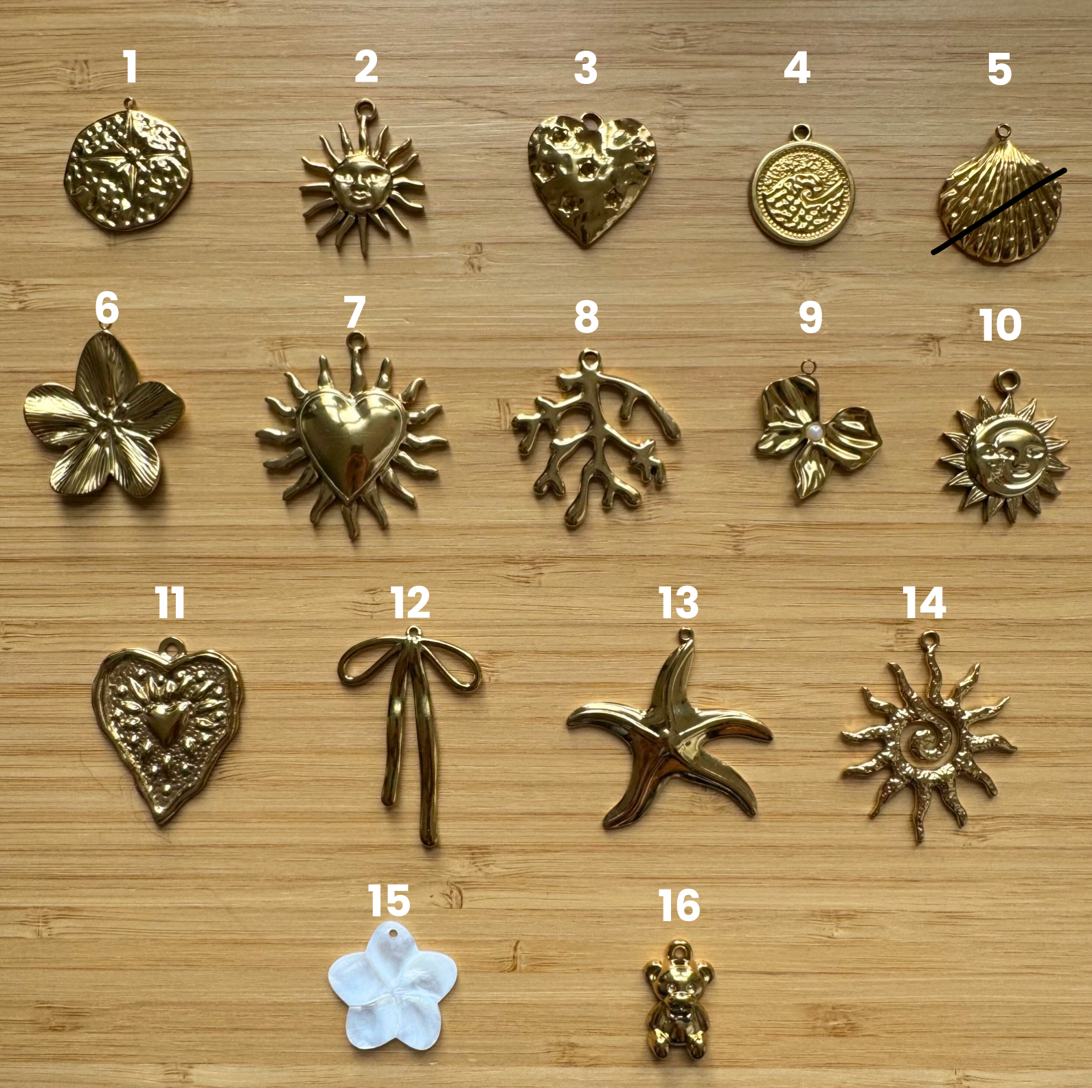 Collier Perles Résine "Gigi" - Personnalisable