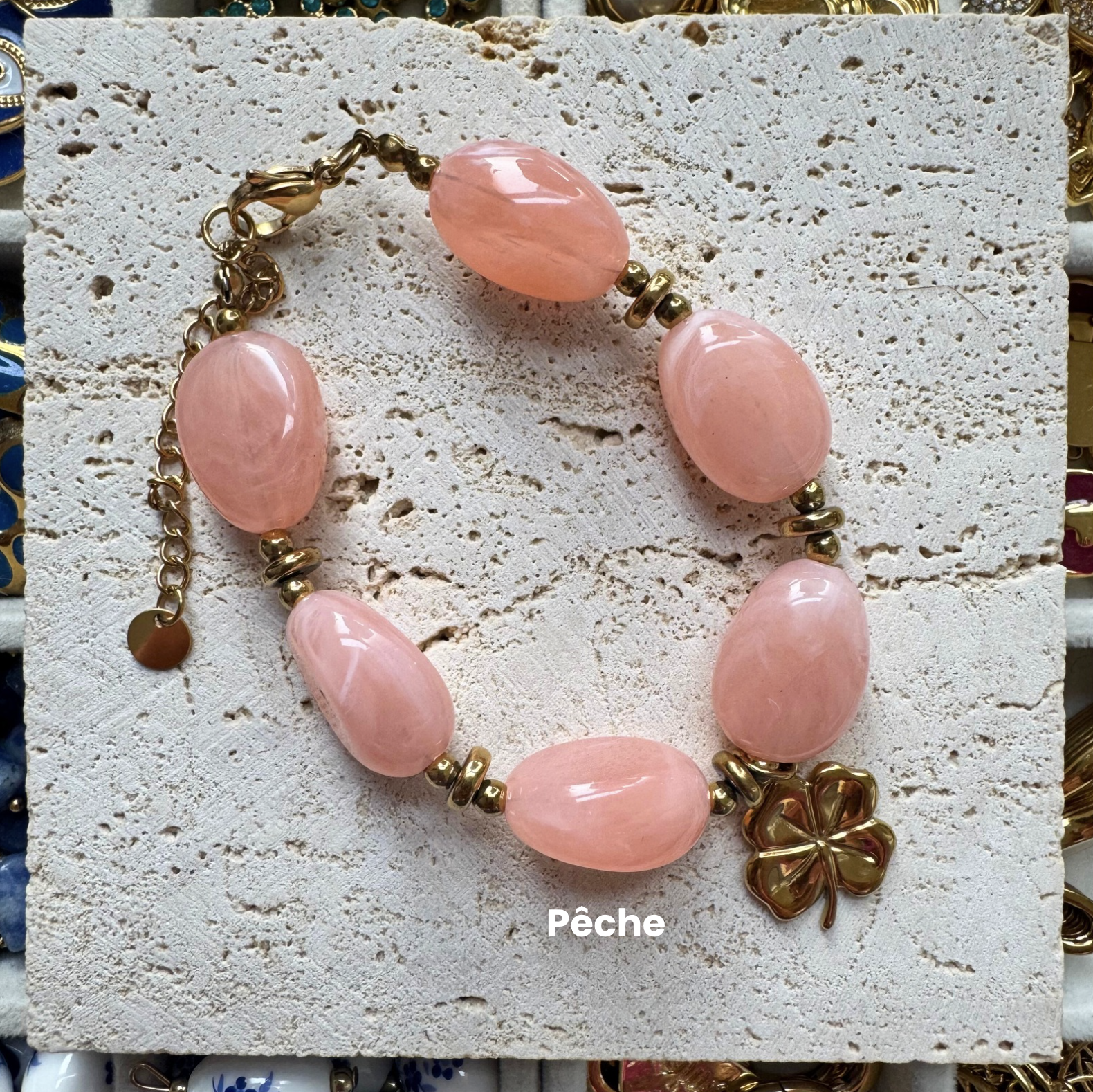 Bracelet Grosses Perles "Gigi" - Personnalisable