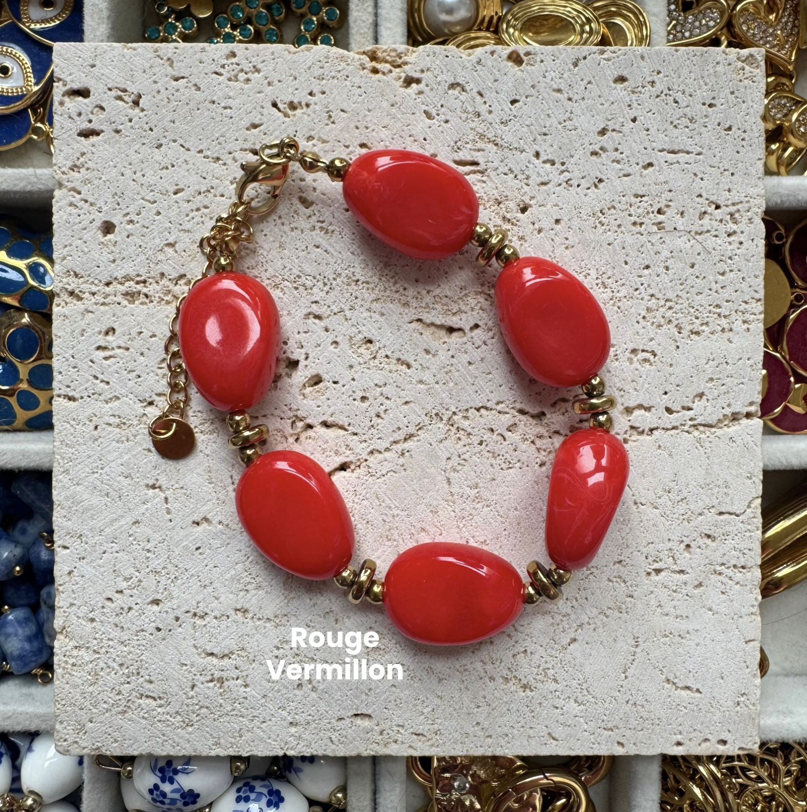 Bracelet Grosses Perles "Gigi" - Personnalisable