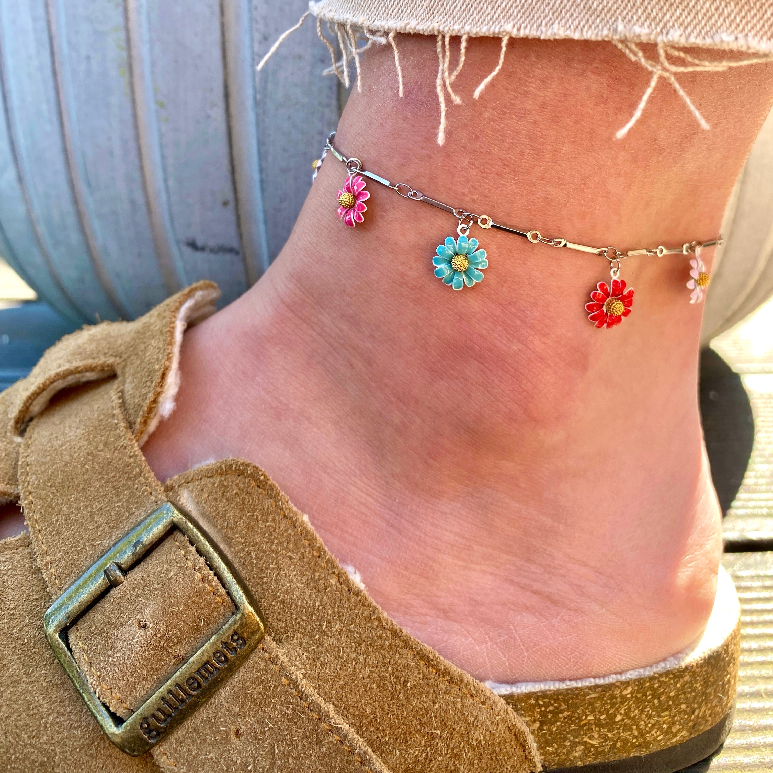 Chaine de Cheville "Charline" - Argenté