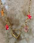 Collier Charms "Coralline"