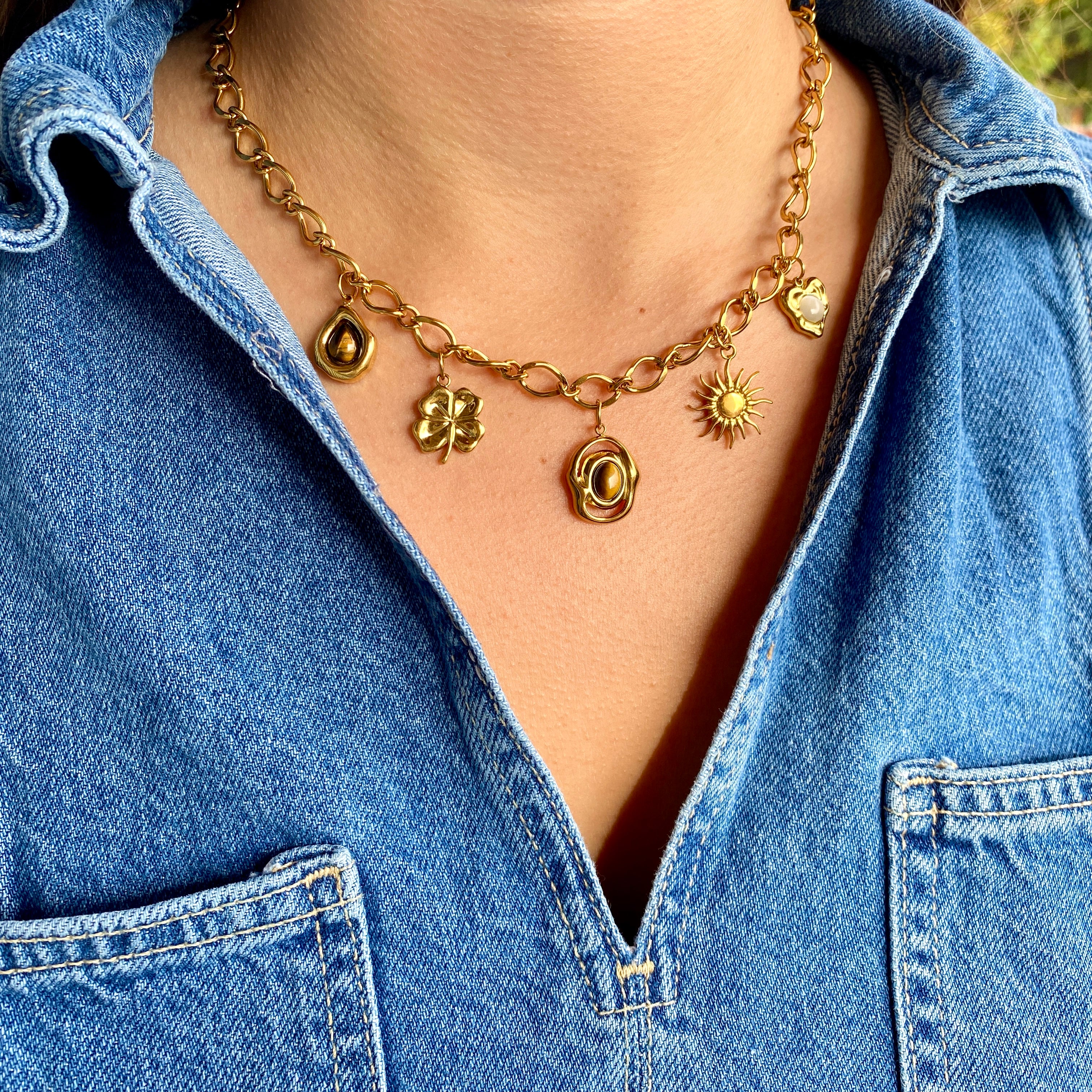 Collier Charms "Solara"