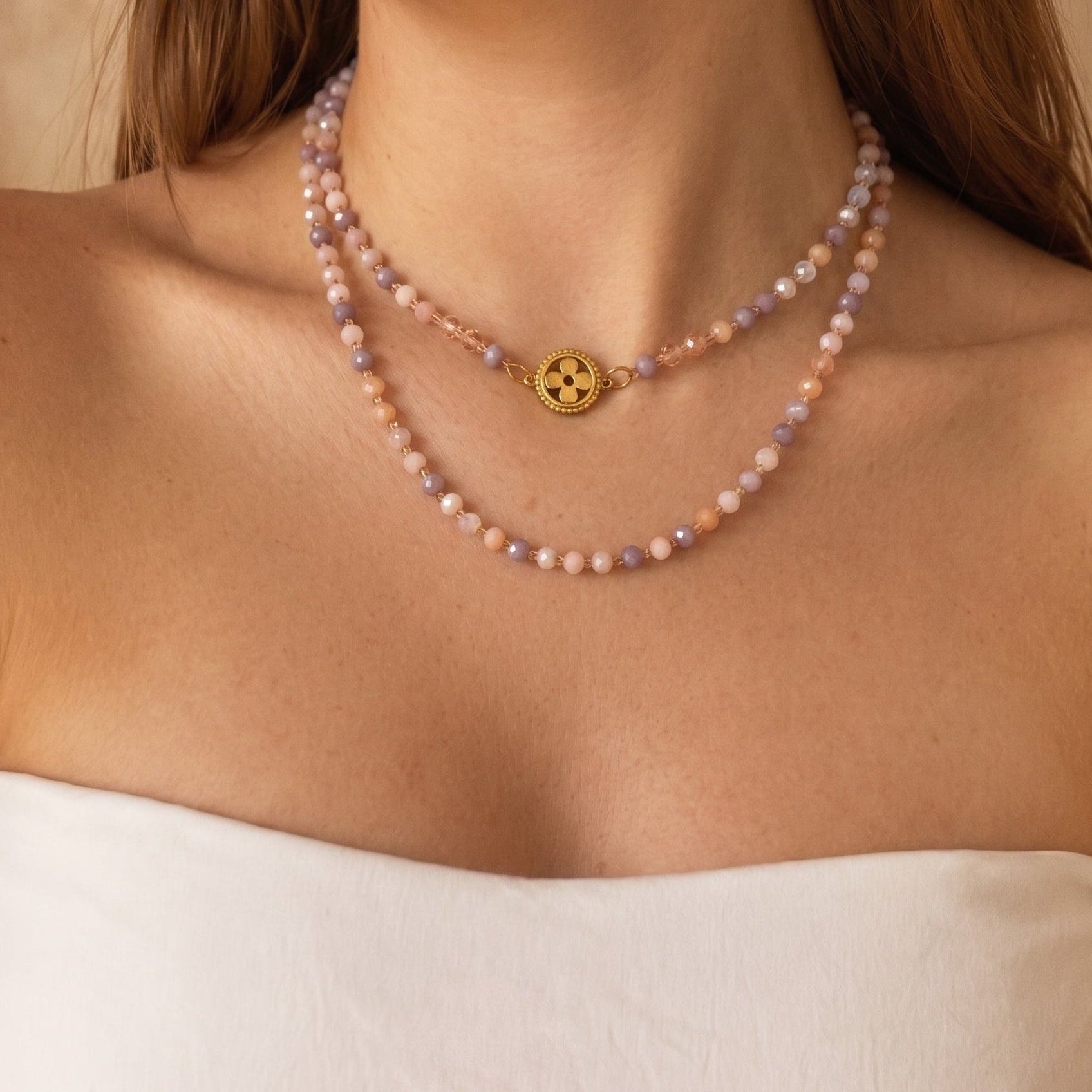 Collier Perles Colorées "Clémence"