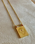Collier Plaque "Amor"