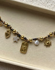 Collier Tissu Léopard "Savanna"