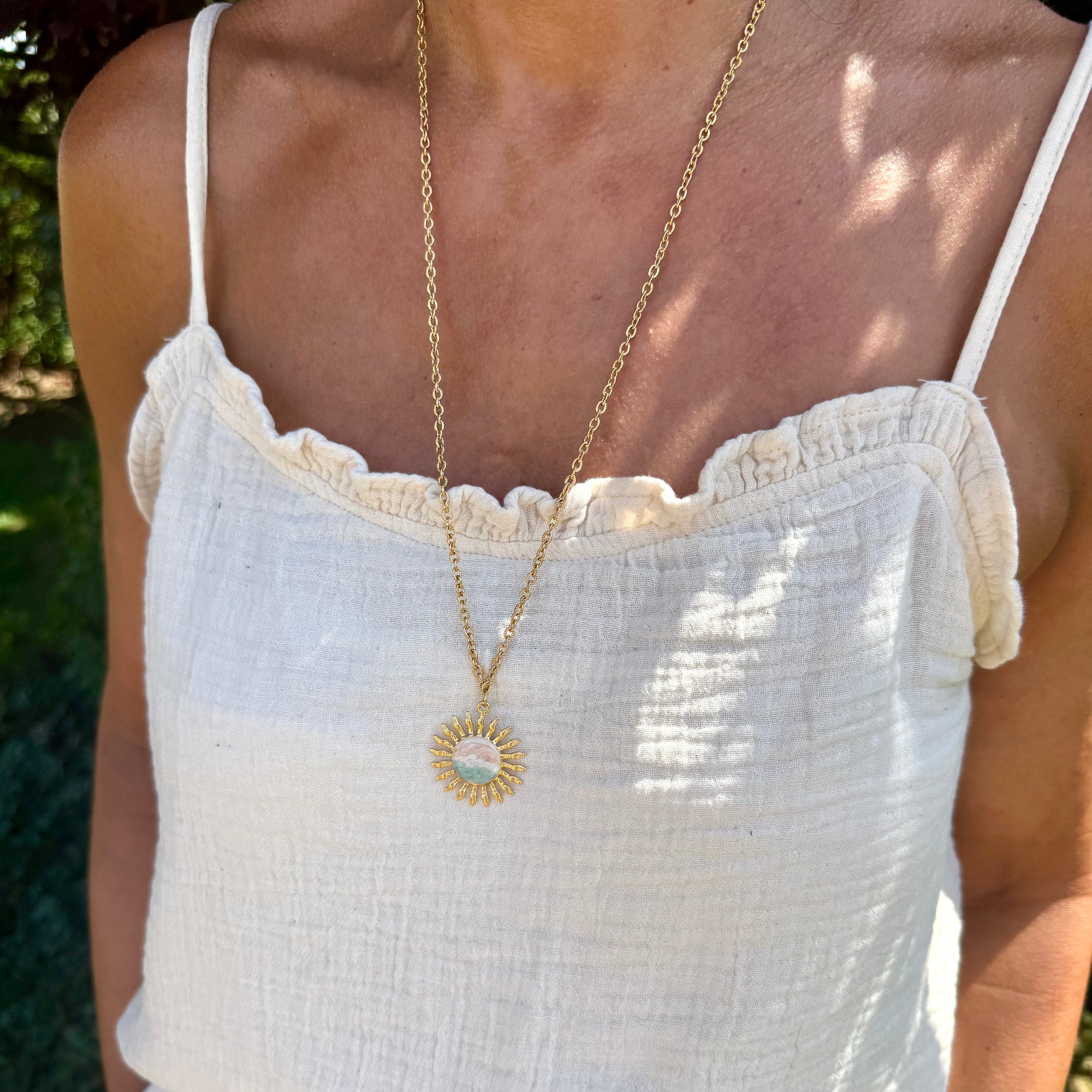 Collier acier andrea