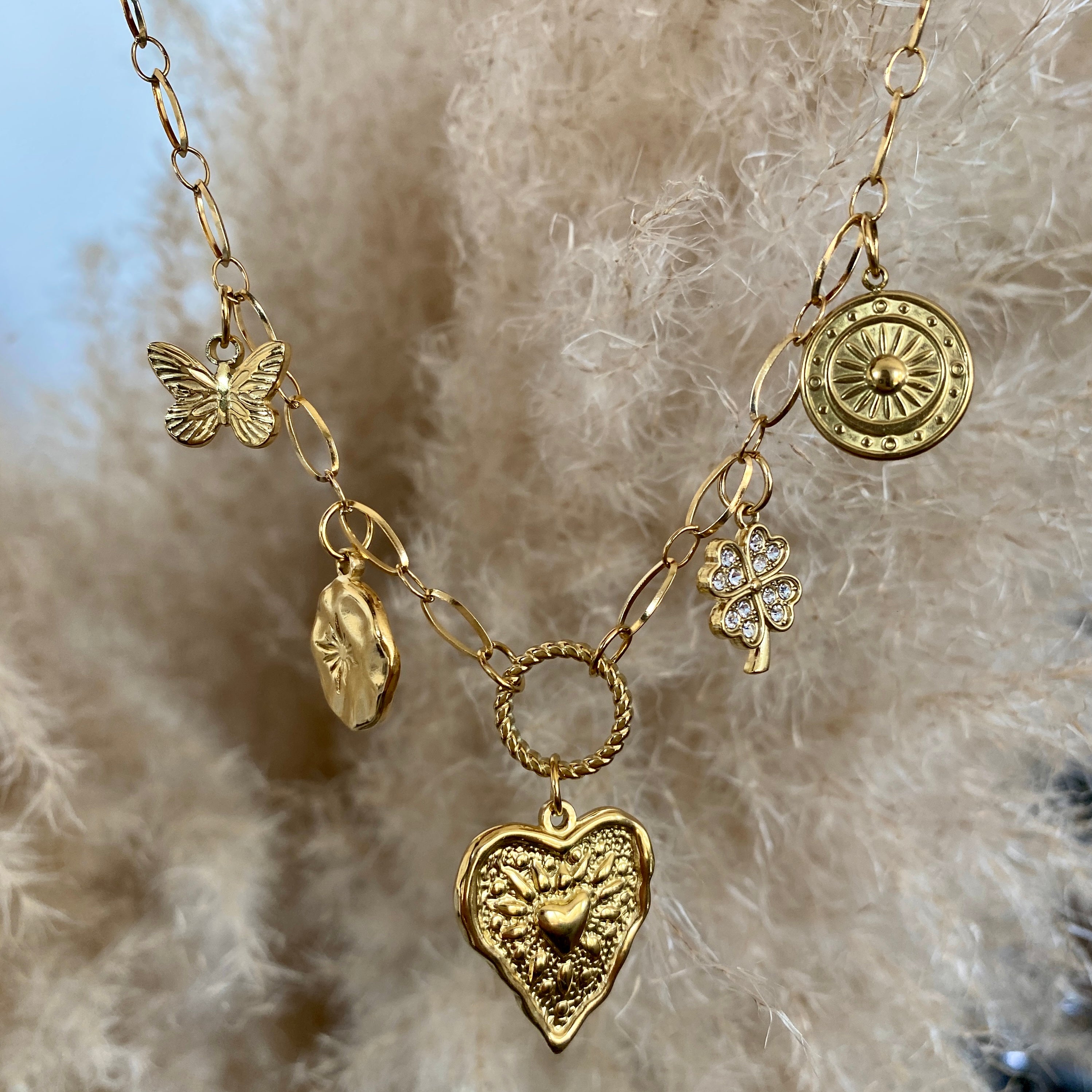 Collier breloques "Lauryane"