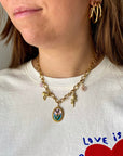 Collier breloques "Mauricette"
