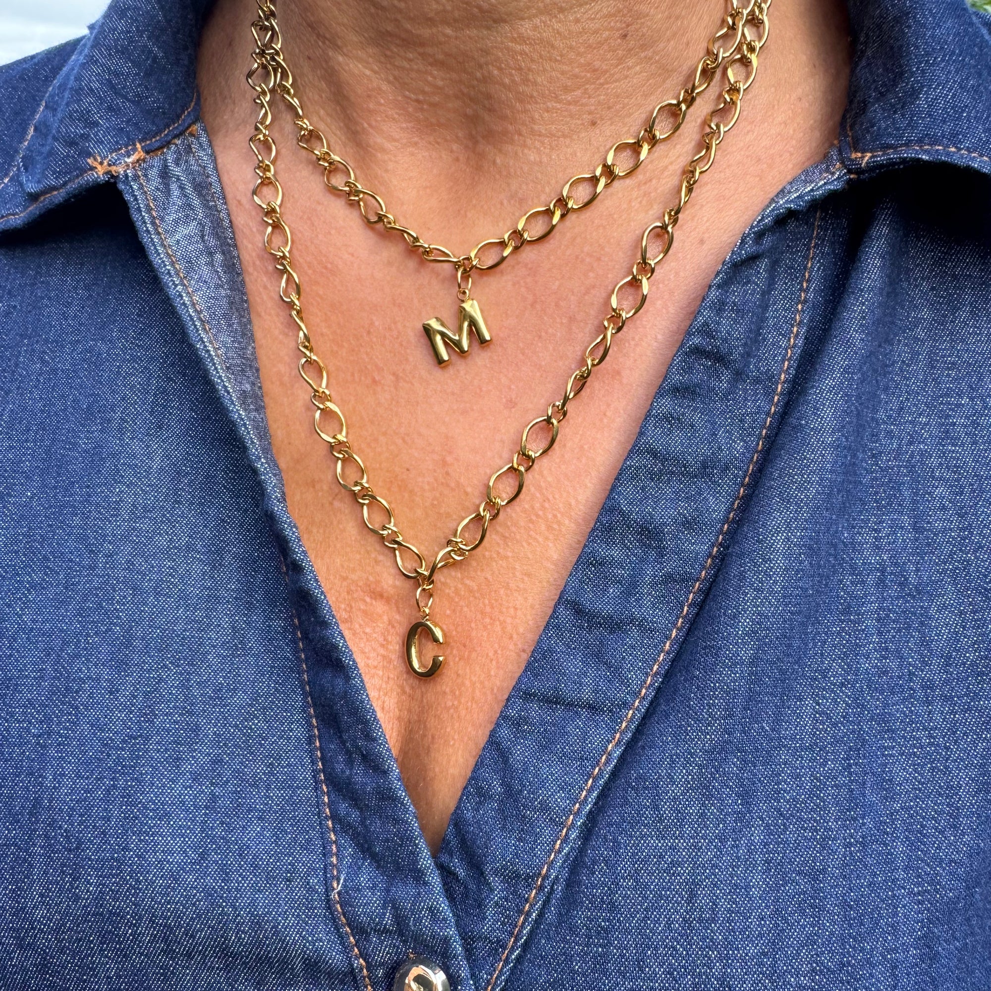 Collier initiale - personnalisable