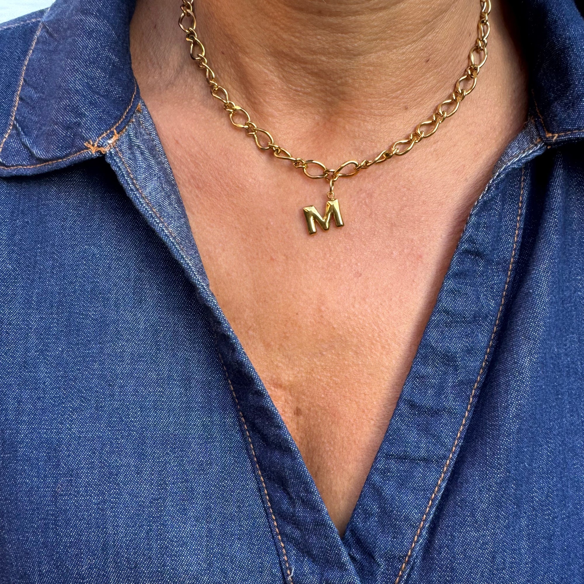 Collier initiale à personnaliser