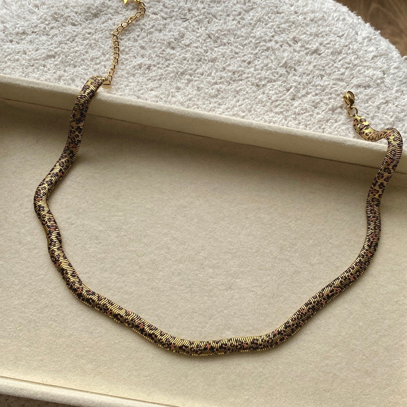 Collier léopard "Amara"
