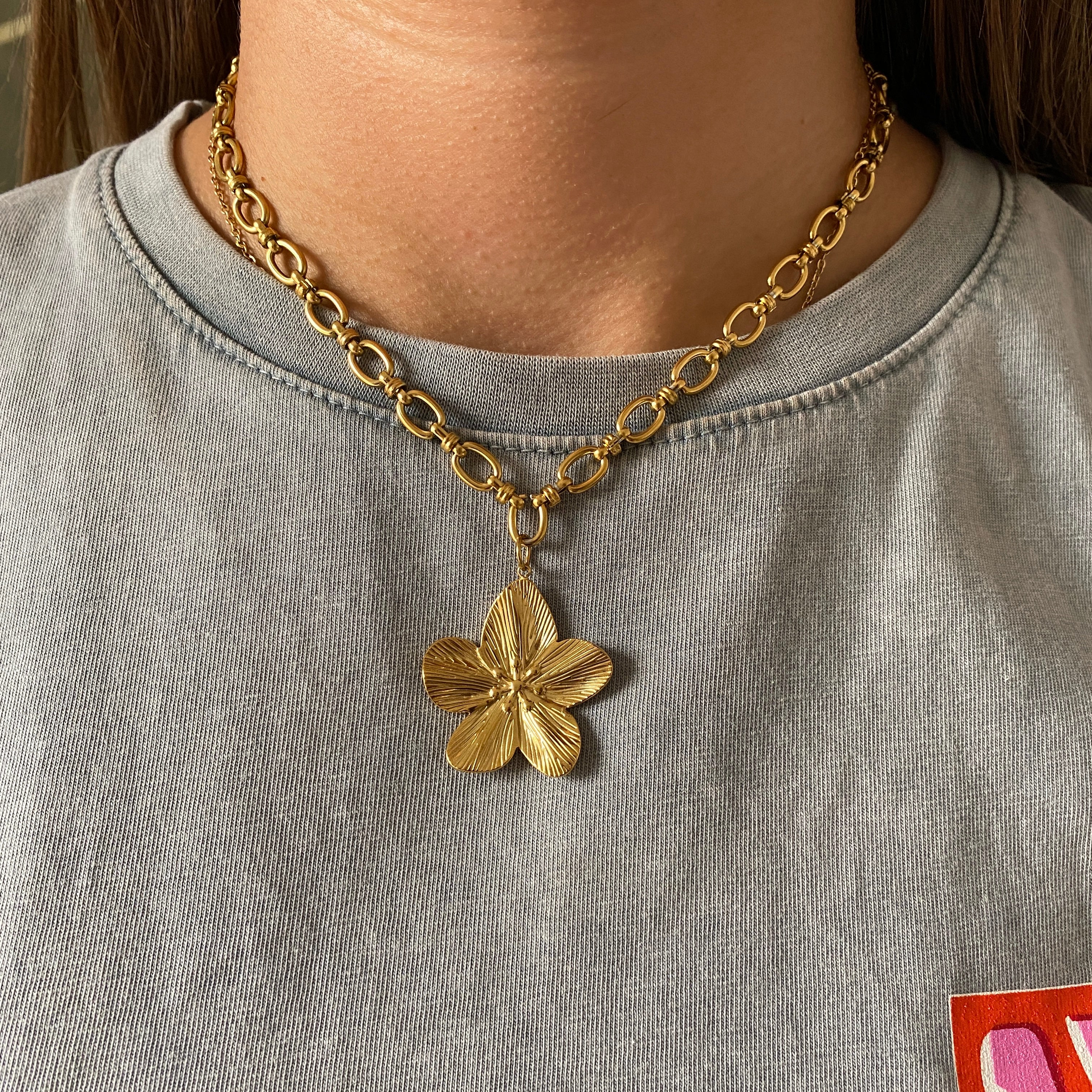 Collier Charms "Flore"