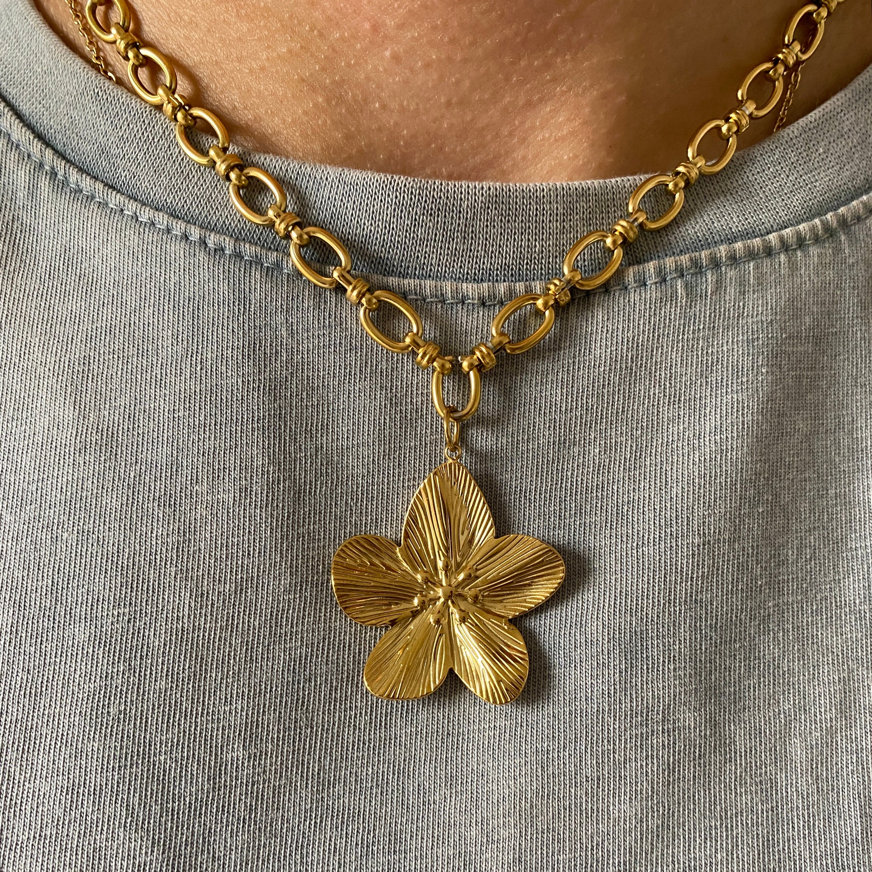 Collier Charms "Flore"