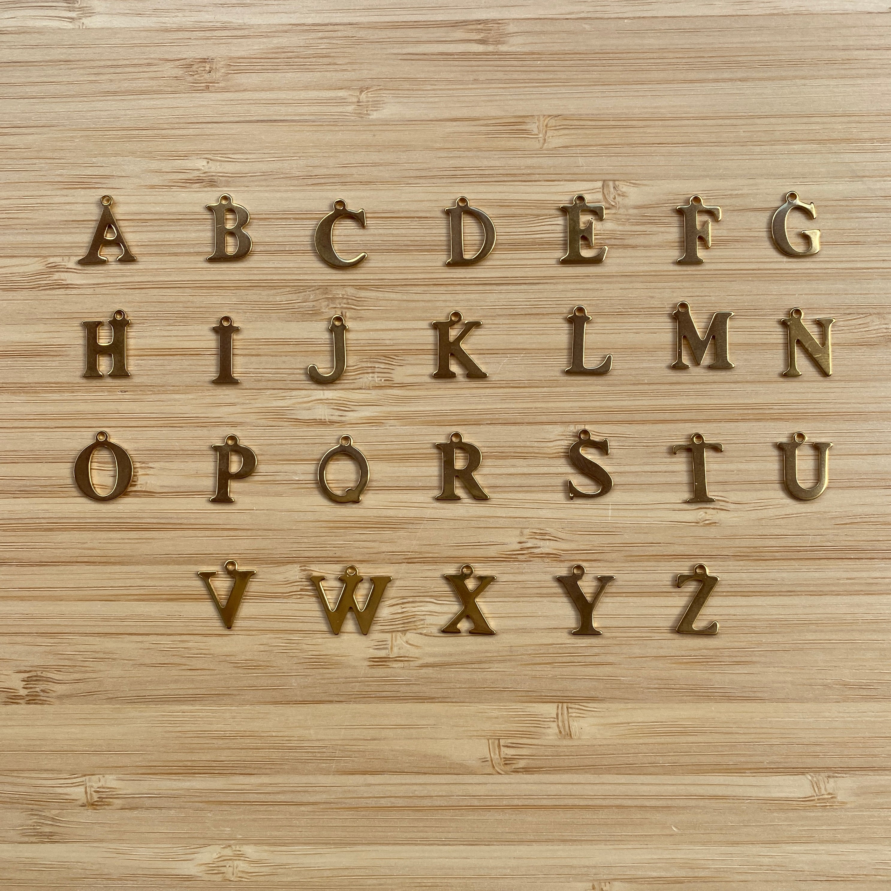 Bracelet Breloques lettres