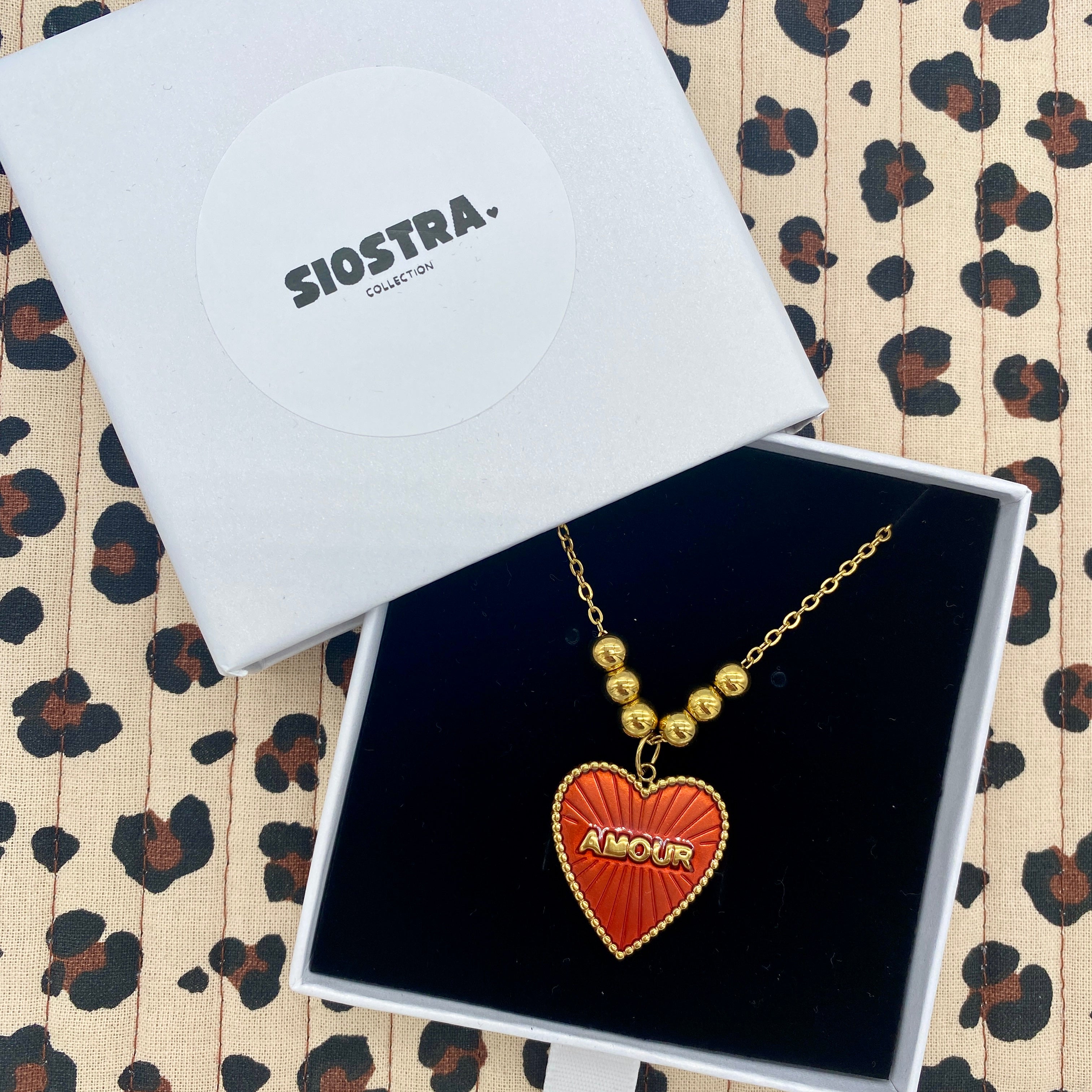 Collier Charm "Amour"