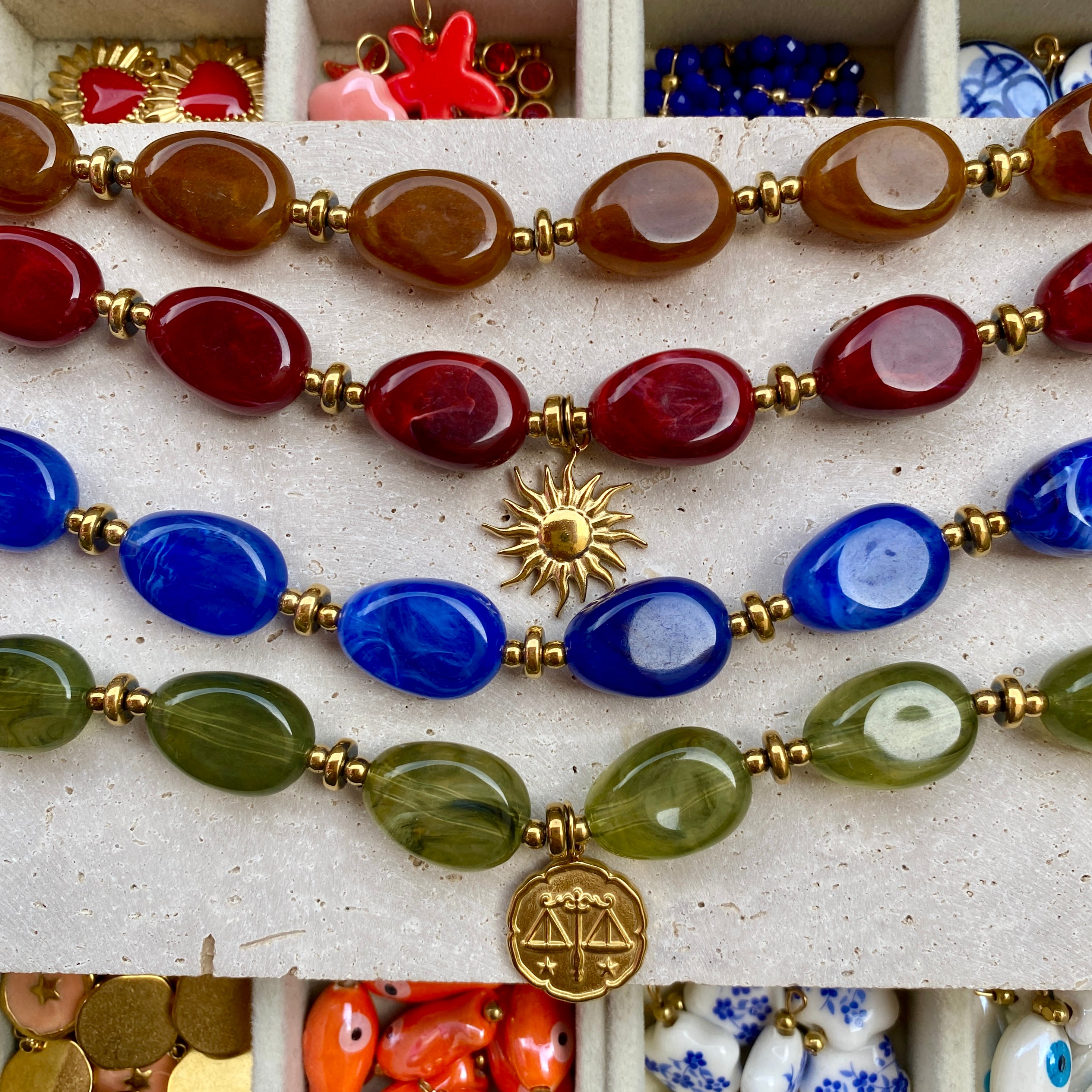 Bracelet Grosses Perles "Gigi" - Personnalisable