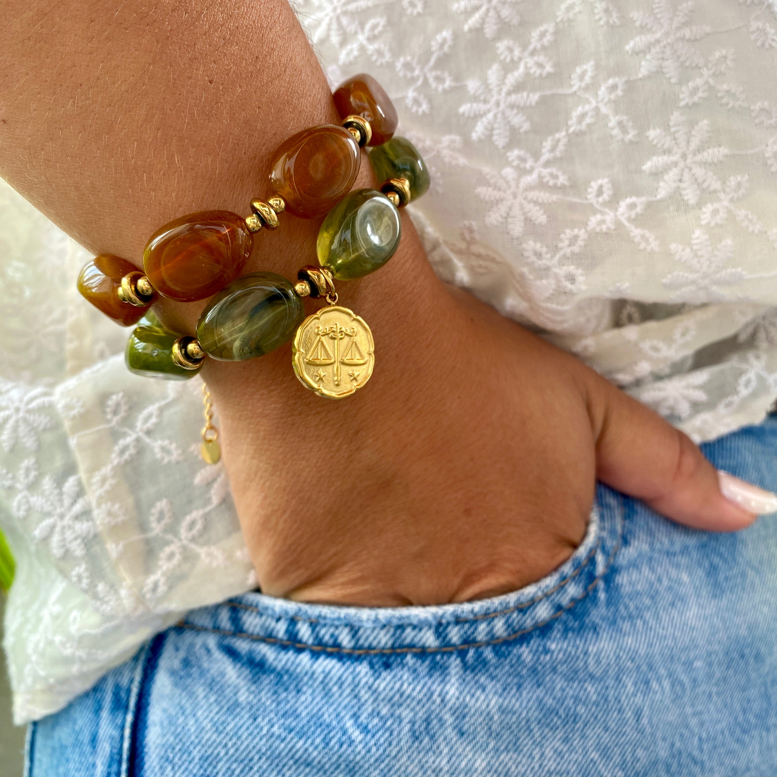 Bracelet Grosses Perles "Gigi" - Personnalisable