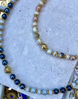 Collier Perles Céramique "Esma" - Personnalisable