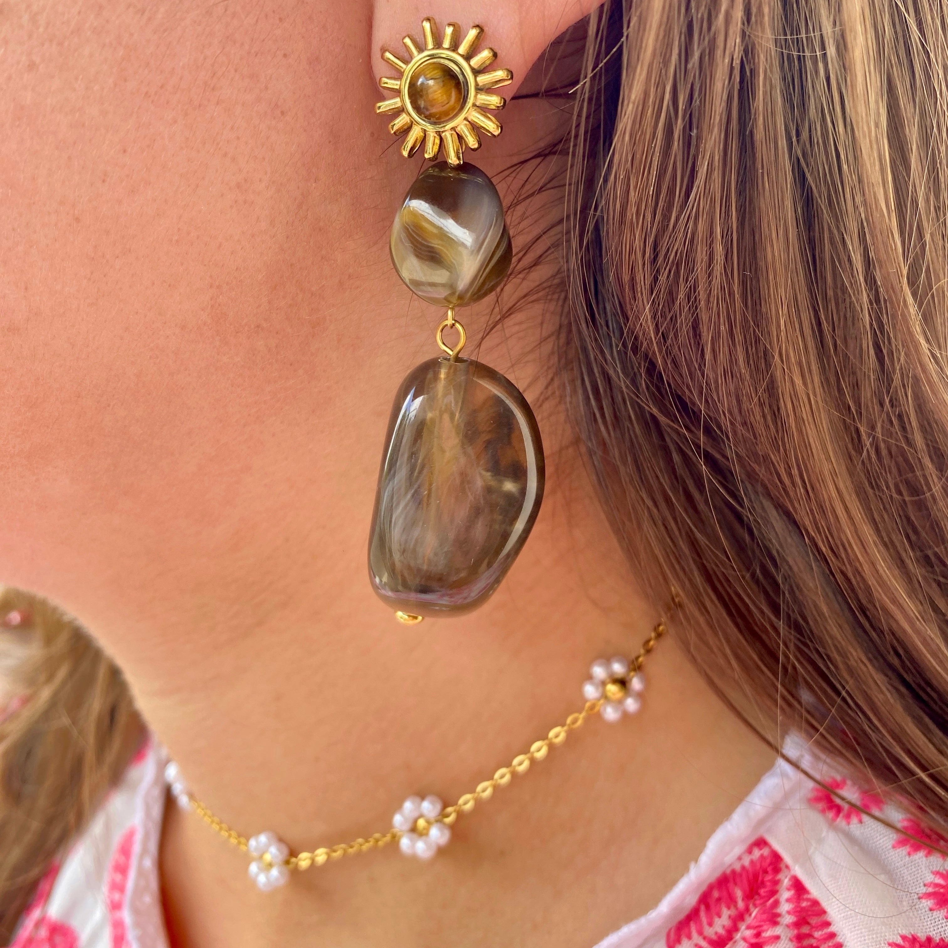 Boucles D'oreilles Perles "Cléo"