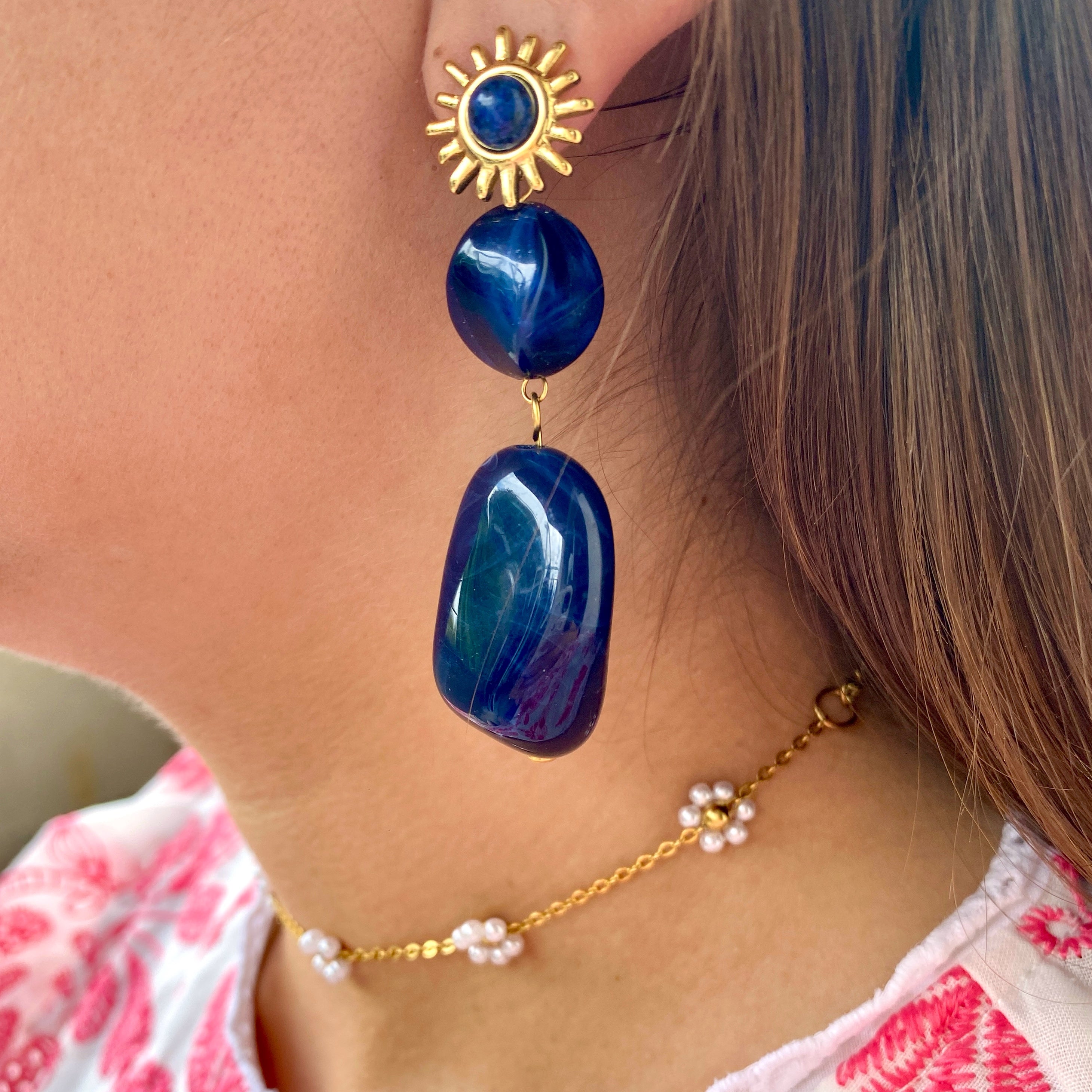 Boucles D'oreilles Perles "Karen"