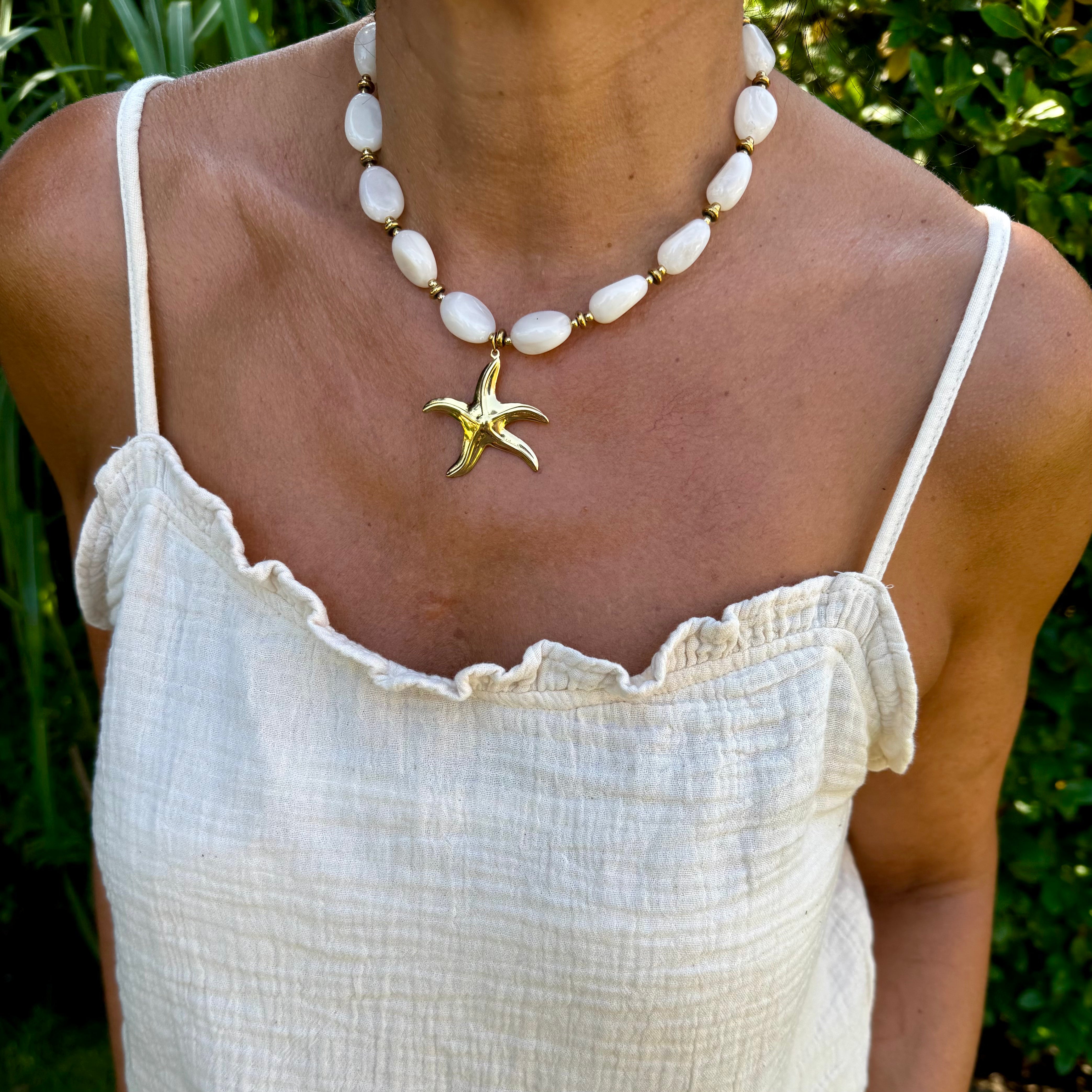 Collier Perles Résine "Gigi" - Personnalisable