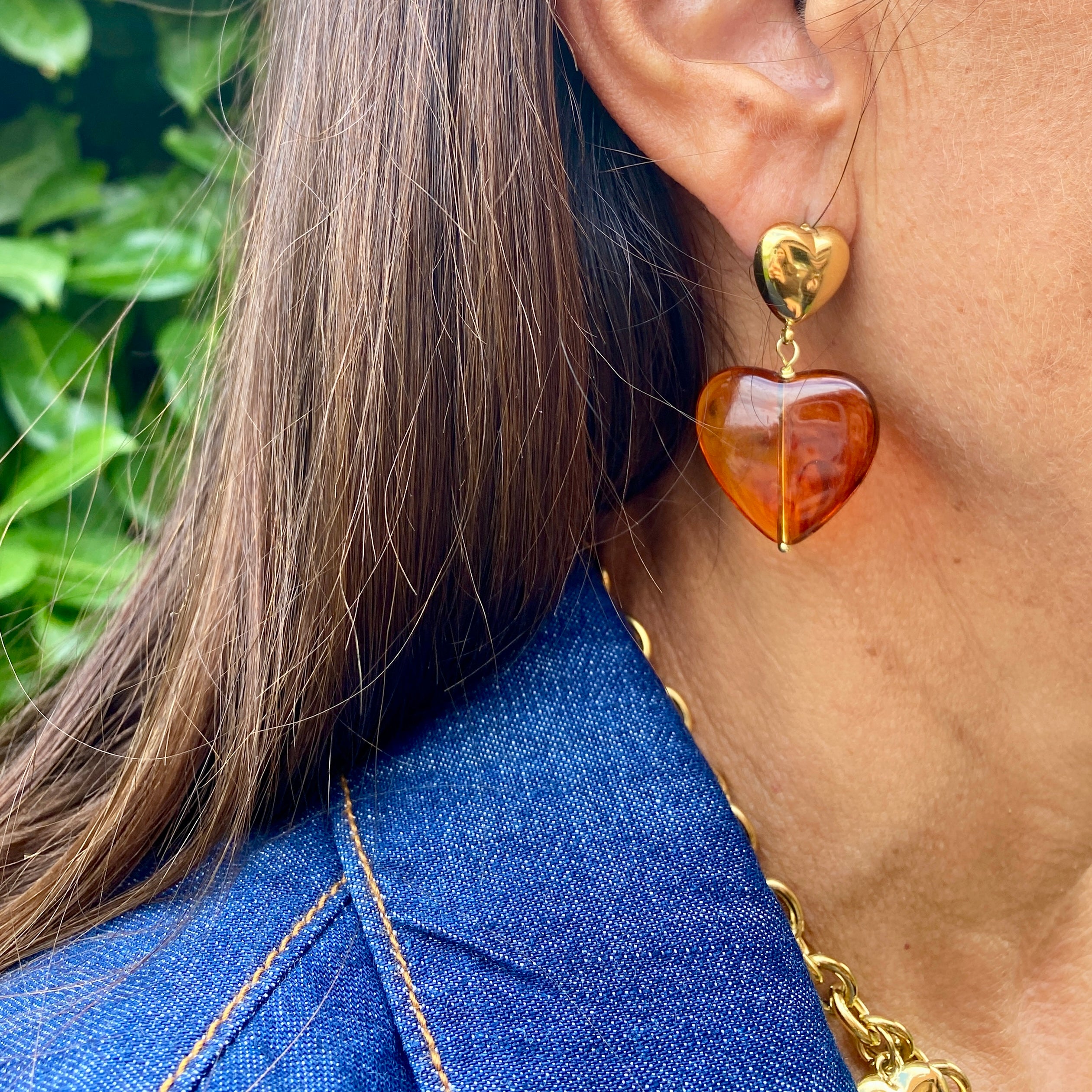 Boucles d'oreilles "Ambre"