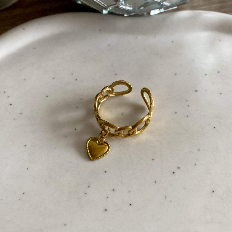 Bague charms "Amor"
