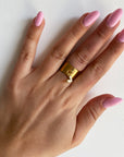 Bague Charm white love