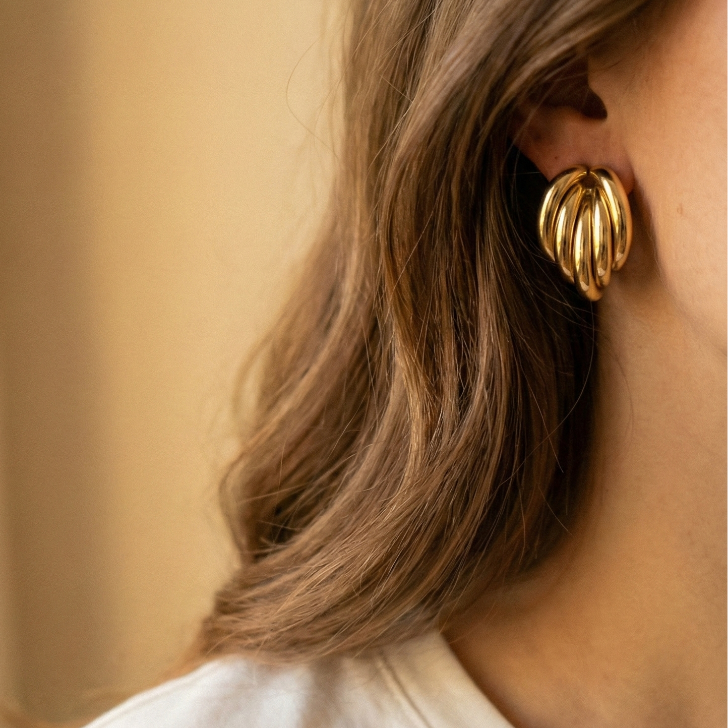 boucles d'oreilles camelia