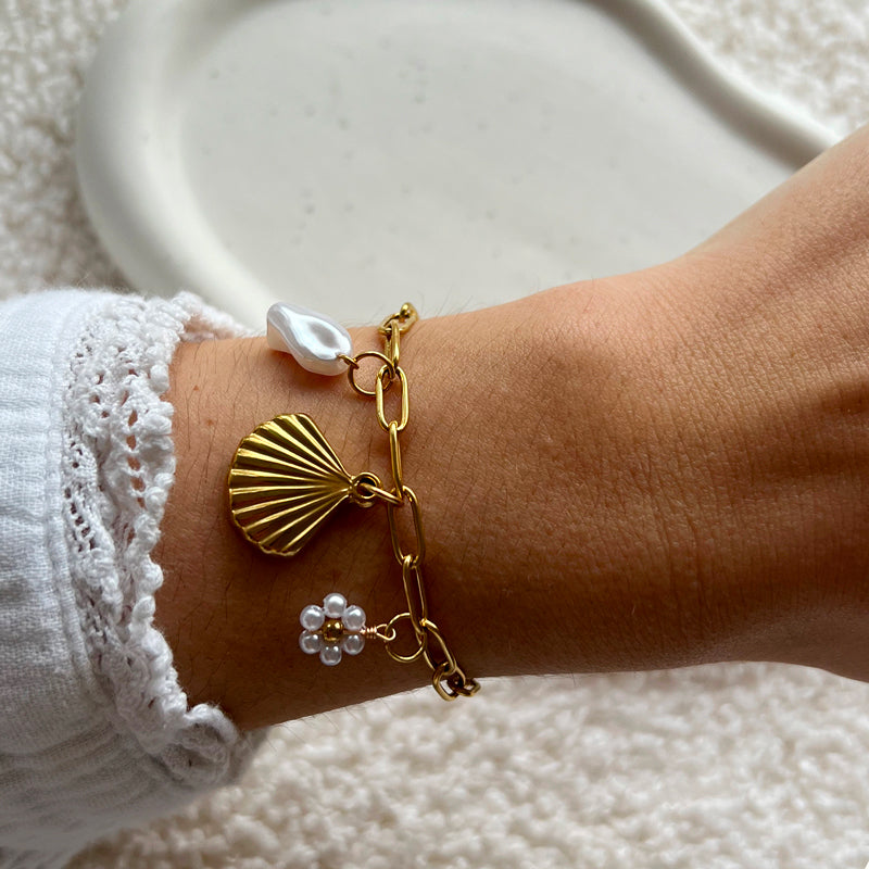 Bracelet Charms Nacre