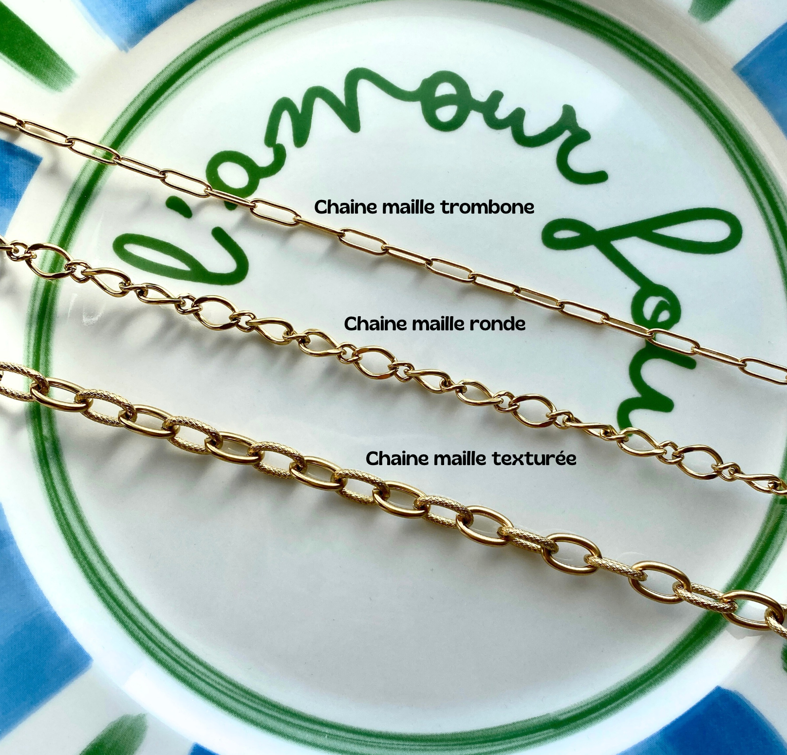 chaine collier personnalisé