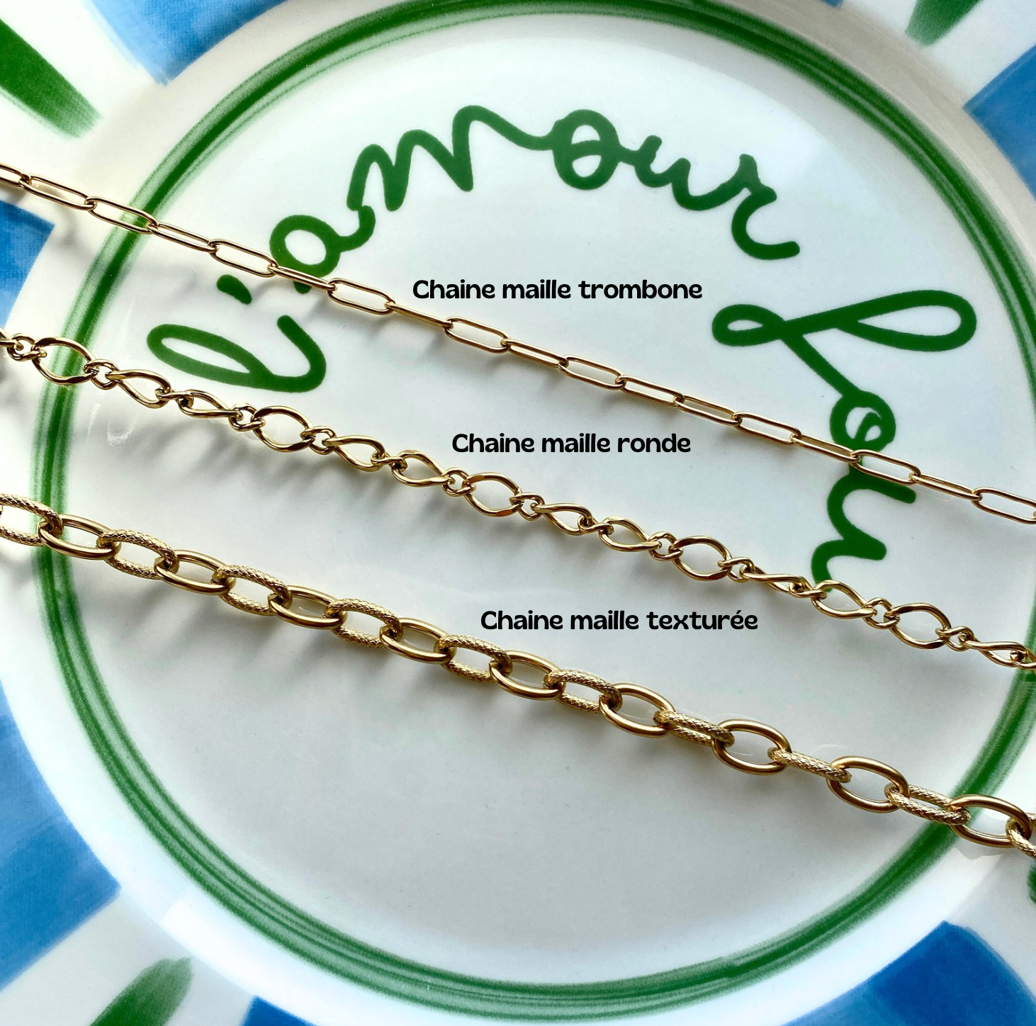 chaine collier personnalisé