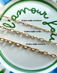 chaine collier personnalisé