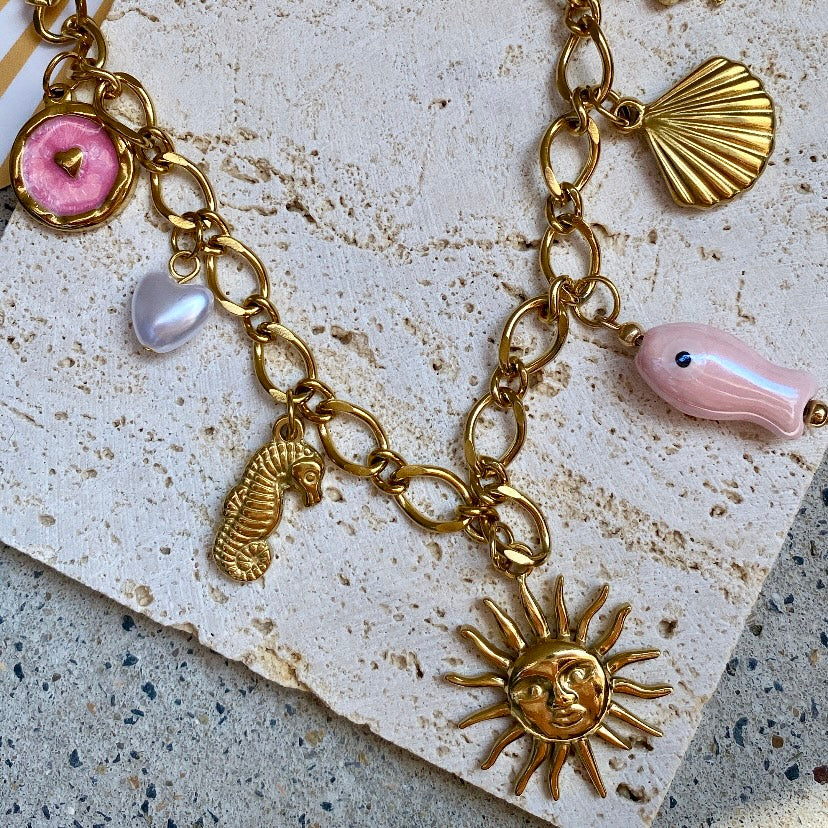 collier charms personnalisable