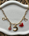 Collier Charms "Corail"