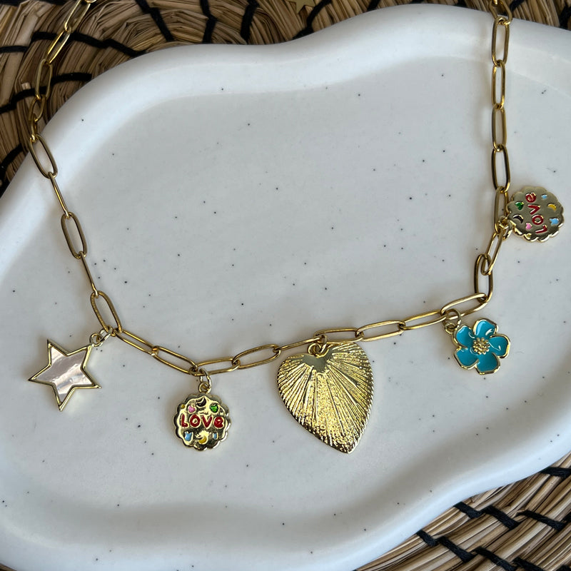 Collier Charms "Mermaid"