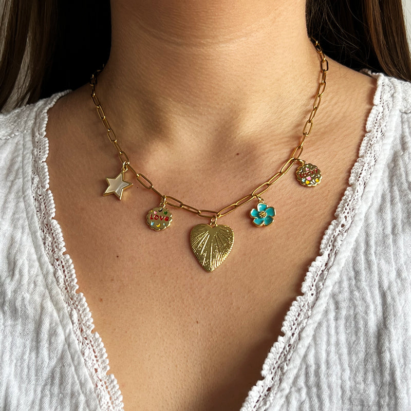 Collier Charms "Mermaid"