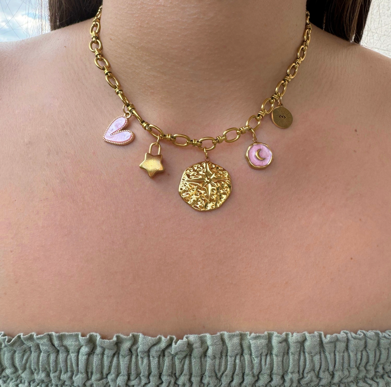 Collier Charms "Rosalia"